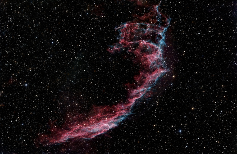 The first DSO I captured with my 2600MC. Broadband. Processed with GraXpert. Part of a larger complex around 10k-20k years old.