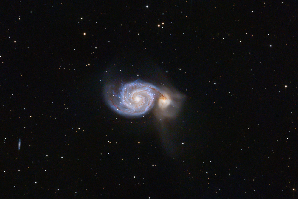 10h42m (214 x 3min) Broadband. No denoising or deconvolution at all, just showing off pristine data.